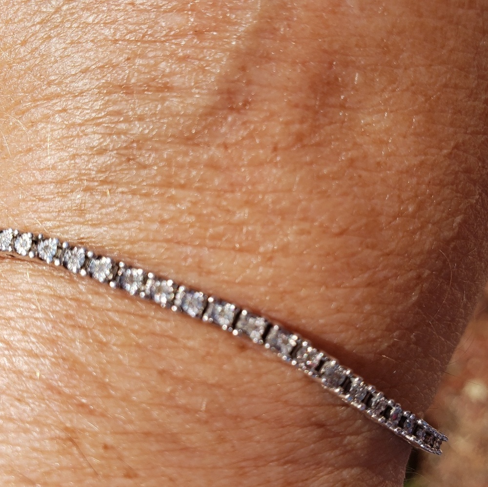 Zales DIAMOND Bolo Bracelet - 1 Carat